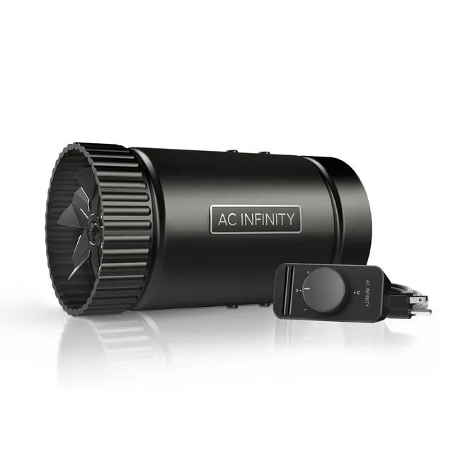 ac-infinity-raxial-s4-inline-booster-duct-fan-4-with-speed-controller image 1