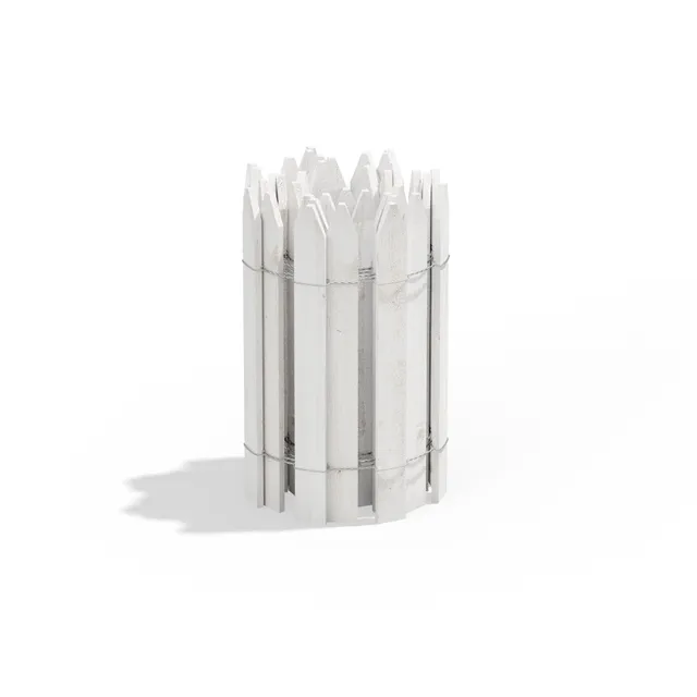 greenes-fence-white-wooden-garden-picket-fence-rc24w-12-ft-x-16-in-4-pack image 1