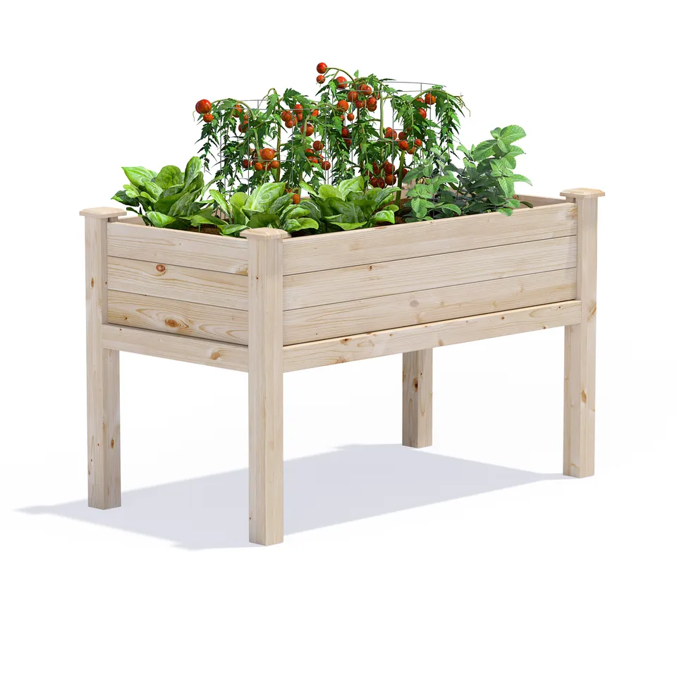 greenes-fence-original-pine-elevated-garden-bed-24-in-x-48-in-x-31-in-rcpev2448 image 1