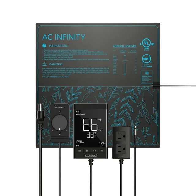 ac-infinity-suncore-t5-seedling-mat-with-digital-thermostat-heat-controller-20-x image 1