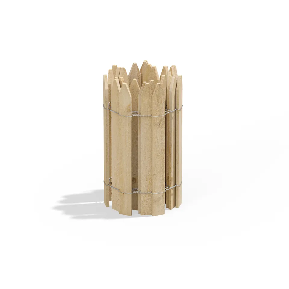 greenes-fence-cedar-wooden-garden-picket-fence-8-ft-x-16-in-natural-or-white-rc2 image 1