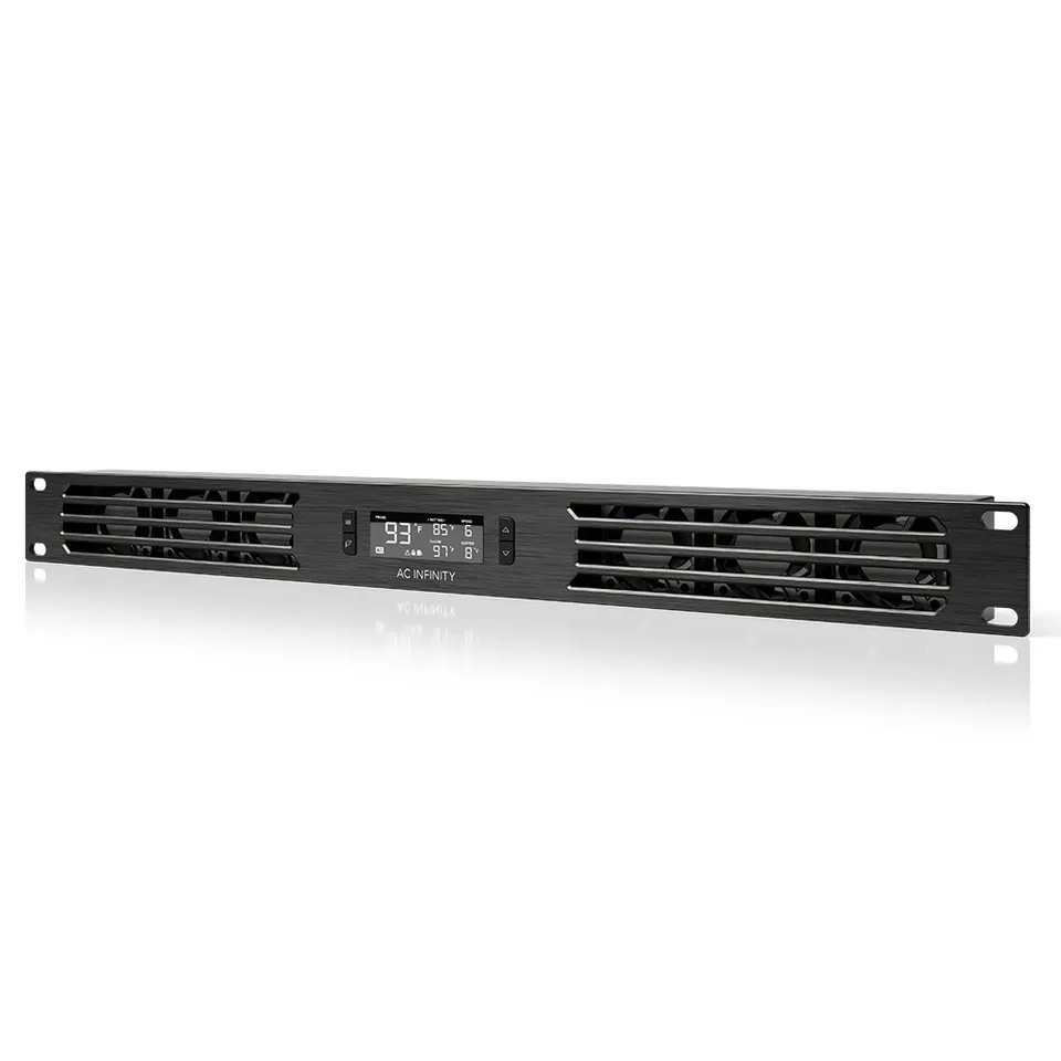 ac-infinity-cloudplate-t1-1u-rack-mount-fan-panel-with-exhaust-airflow image 1