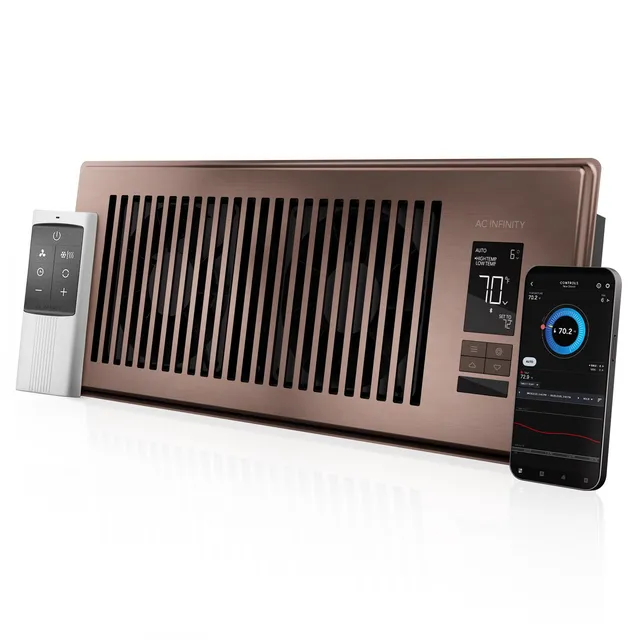 ac-infinity-airtap-t4-bronze-register-booster-fan-for-4-x-12-vents-with-thermost image 1