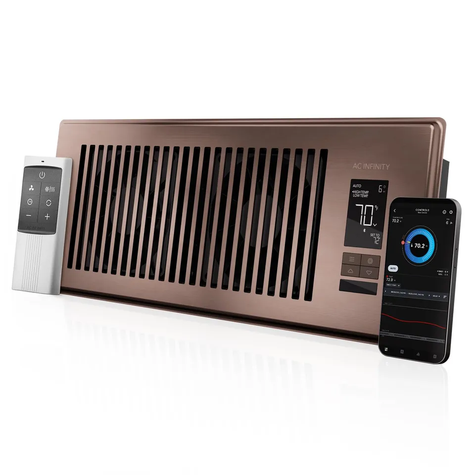 ac-infinity-airtap-t4-bronze-register-booster-fan-for-4-x-12-vents-with-thermost image 1