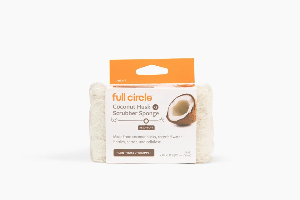 full-circle-coconut-husk-scrubber-sponge image 1