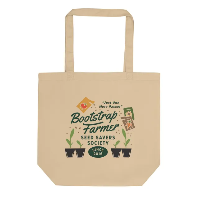 bootstrap-farmer-seed-savers-society-organic-cotton-tote-bag-16-x14-5-x5-holds-3 image 1