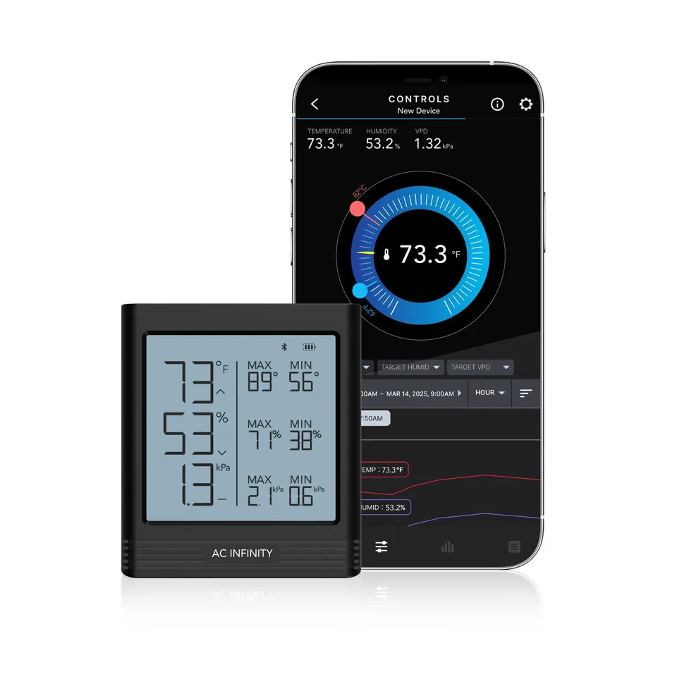 ac-infinity-b2-smart-hygrometer-with-lcd-display-and-bluetooth-app-monitor-for-t image 1