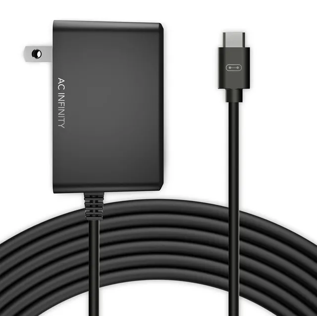ac-infinity-uis-power-adapter-outlet-plug-with-charger-cable-cord-for-uis-digita image 1