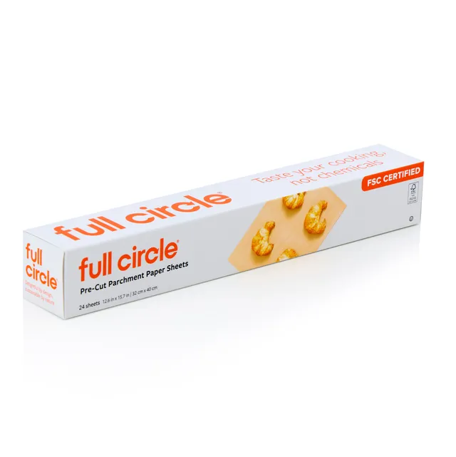 full-circle-pre-cut-parchment-paper-sheets-24-count image 1