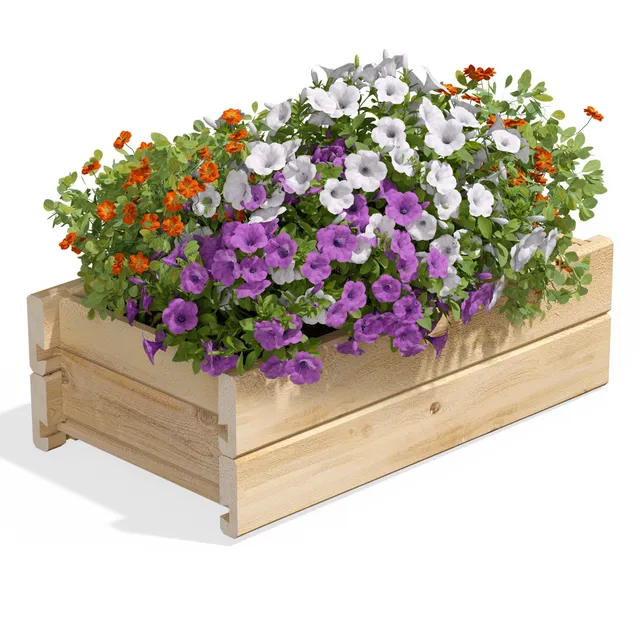 greenes-fence-cedar-wood-planter-box image 1