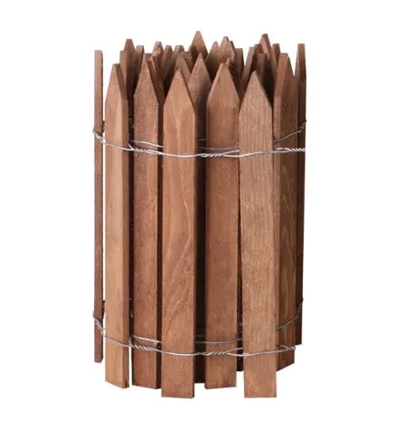 greenes-fence-brown-wooden-garden-picket-fence-12-ft-x-16-in-4-pack-rc24b-4pk-fl image 1