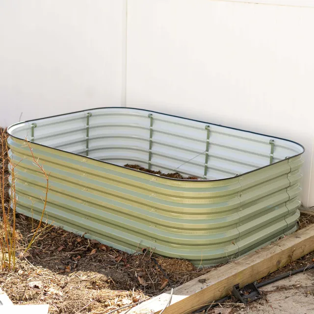 bootstrap-farmer-17-metal-modular-raised-garden-bed-kit-6-in-1-no-tools-needed image 1