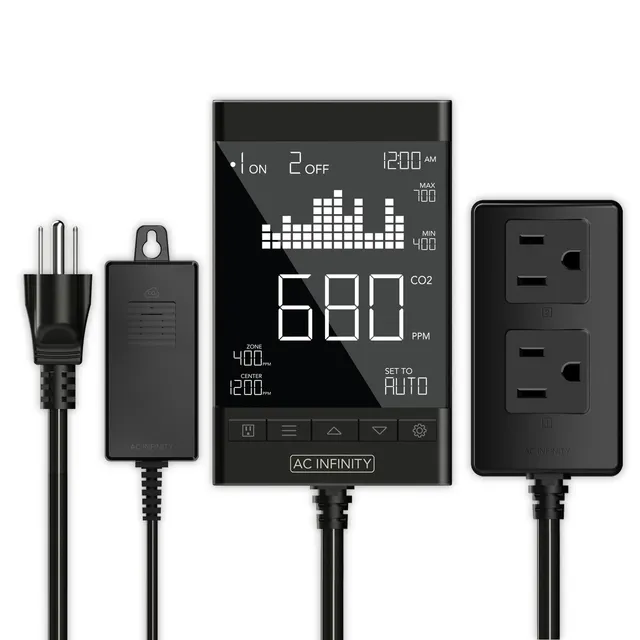 ac-infinity-co2-controller-smart-outlet-carbon-dioxide-monitor-two-plug-system-f image 1