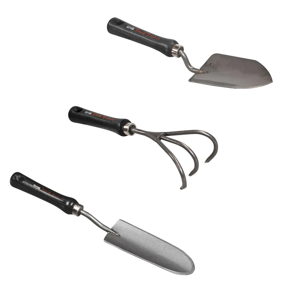 bootstrap-farmer-short-hand-trowel-narrow-scoop-and-claw-combo-pack-german-forge image 1