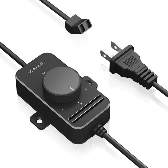 ac-infinity-fan-speed-controller-single-connector-for-100-125v-ac-axial-muffin-f image 1