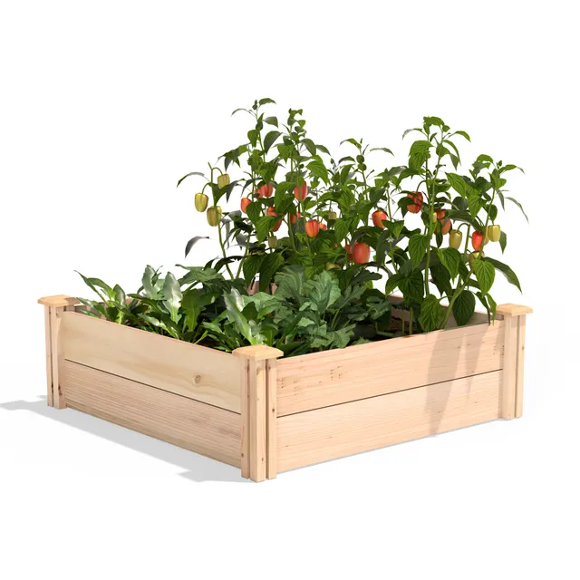 greenes-fence-premium-cedar-raised-garden-bed-3-ft-x-3-ft-x-11-in-rc363612p image 1