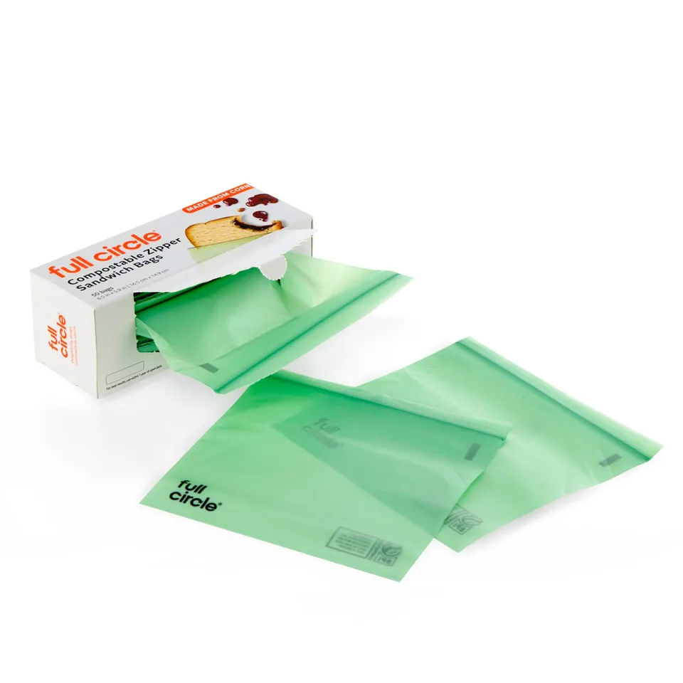 full-circle-compostable-zipper-sandwich-bags-bpi-certified-eco-friendly-storage image 1