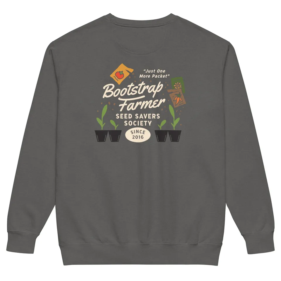 bootstrap-farmer-seed-savers-society-unisex-sweatshirt-vintage-washed-garden-app image 1