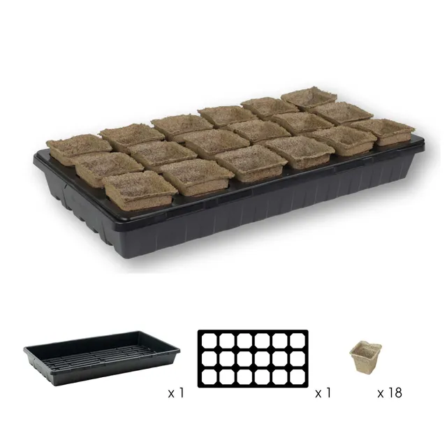 bootstrap-farmer-cowpots-starter-kit-with-extra-strength-1020-tray-and-3-insert- image 1