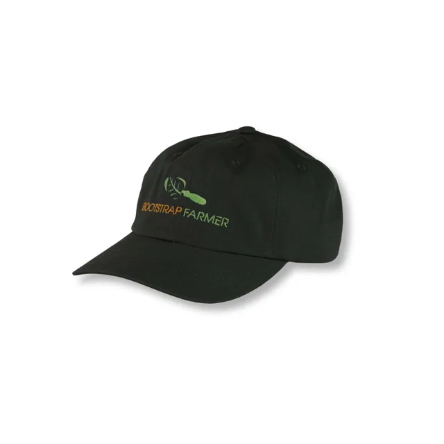 bootstrap-farmer-logo-cap-unisex-adjustable-cotton-ripstop-hat-olive-gray-stone image 1