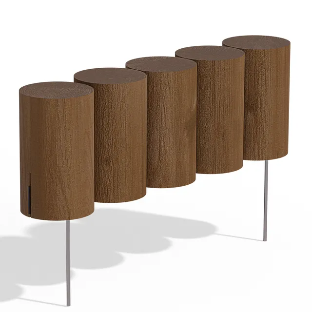 greenes-fence-wooden-full-log-lawn-edging-15-in-x-5-in-rc34b image 1