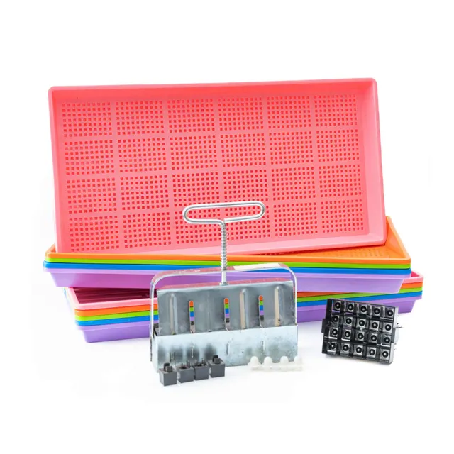 bootstrap-farmer-complete-soil-blocking-starter-kit-mini-20-2-blocker-trays-pins image 1
