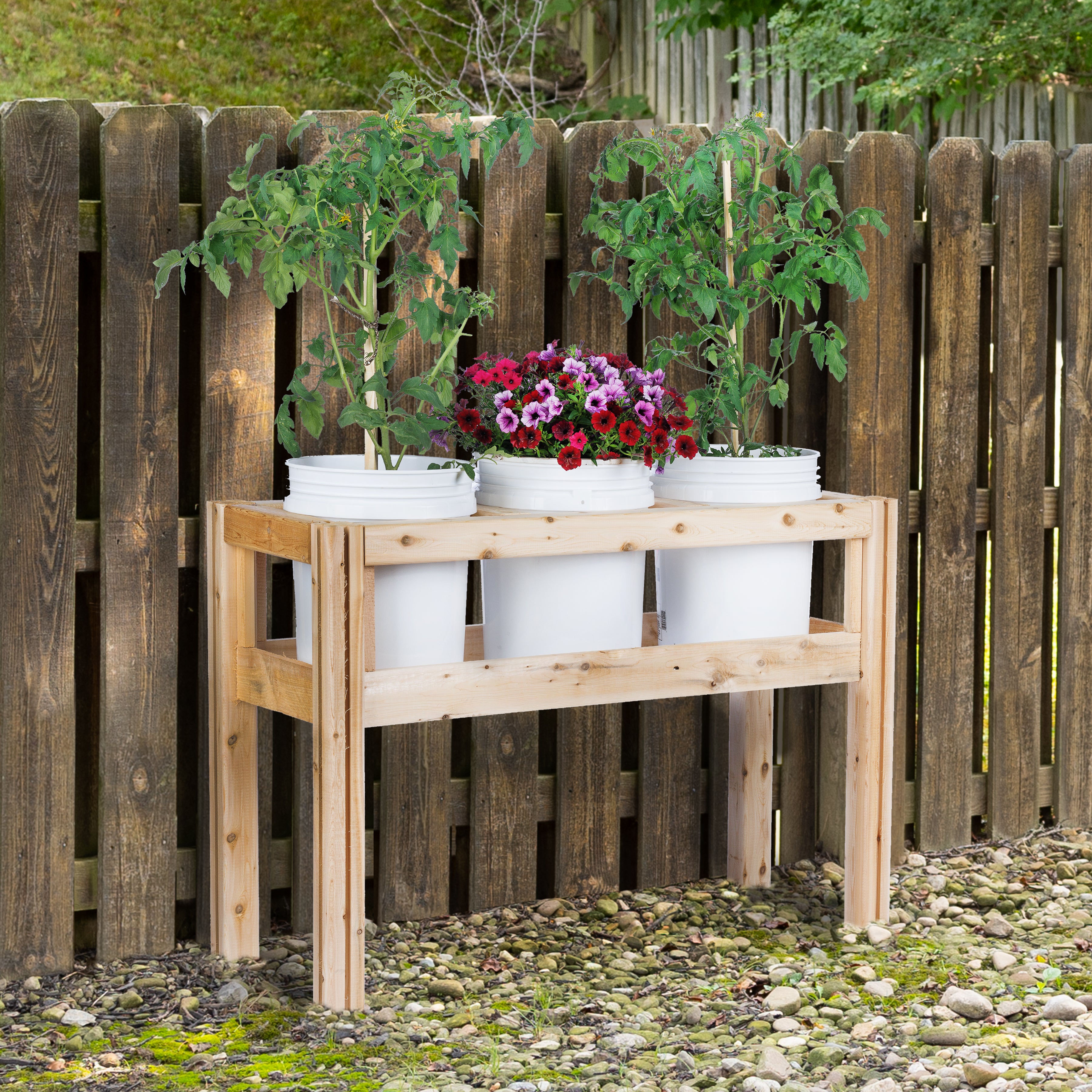 greenes-fence-three-bucket-elevated-cedar-wood-garden-frame-rcbg3s-16-rcbg3t-12 image 8