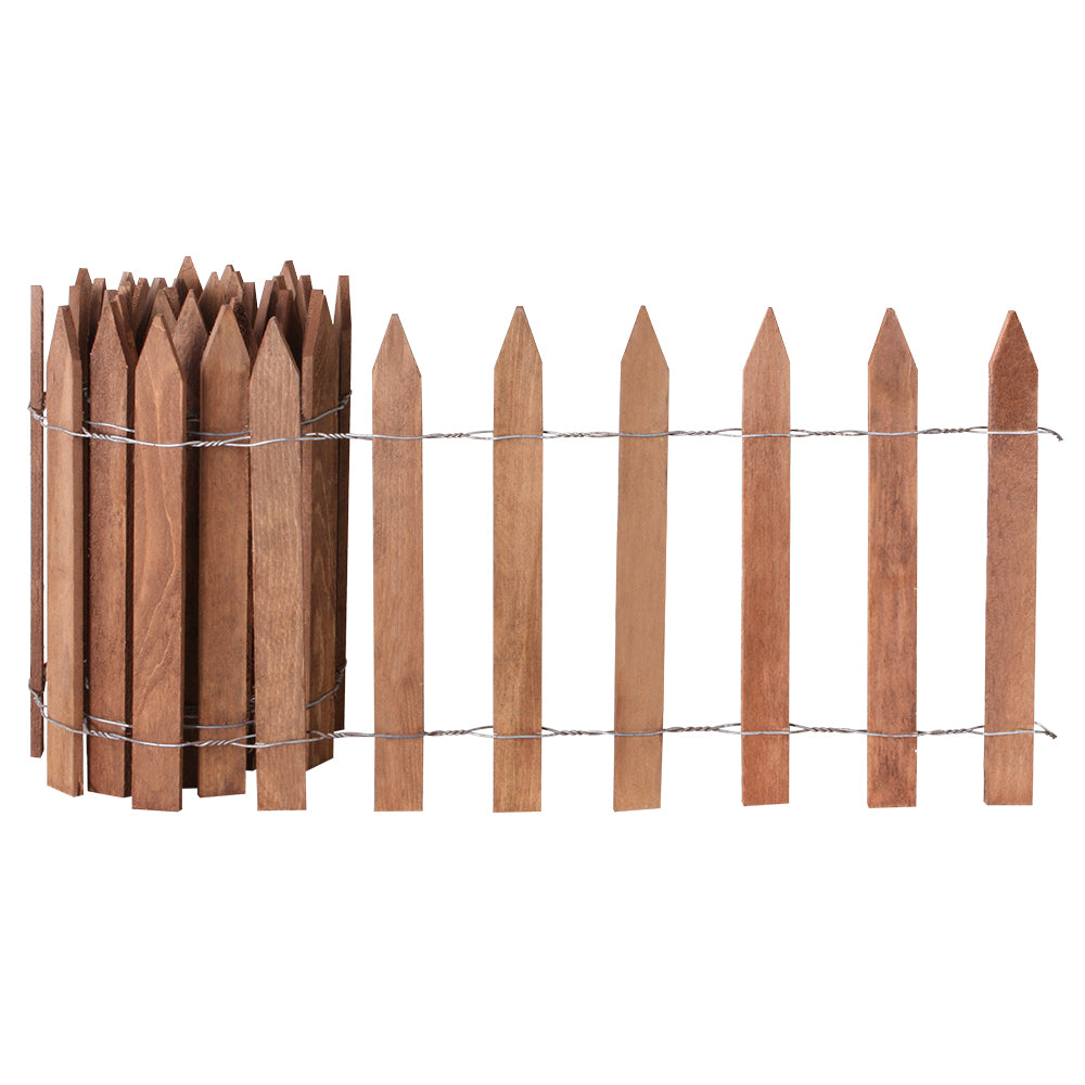 greenes-fence-brown-wooden-garden-picket-fence-12-ft-x-16-in-4-pack-rc24b-4pk-fl image 2
