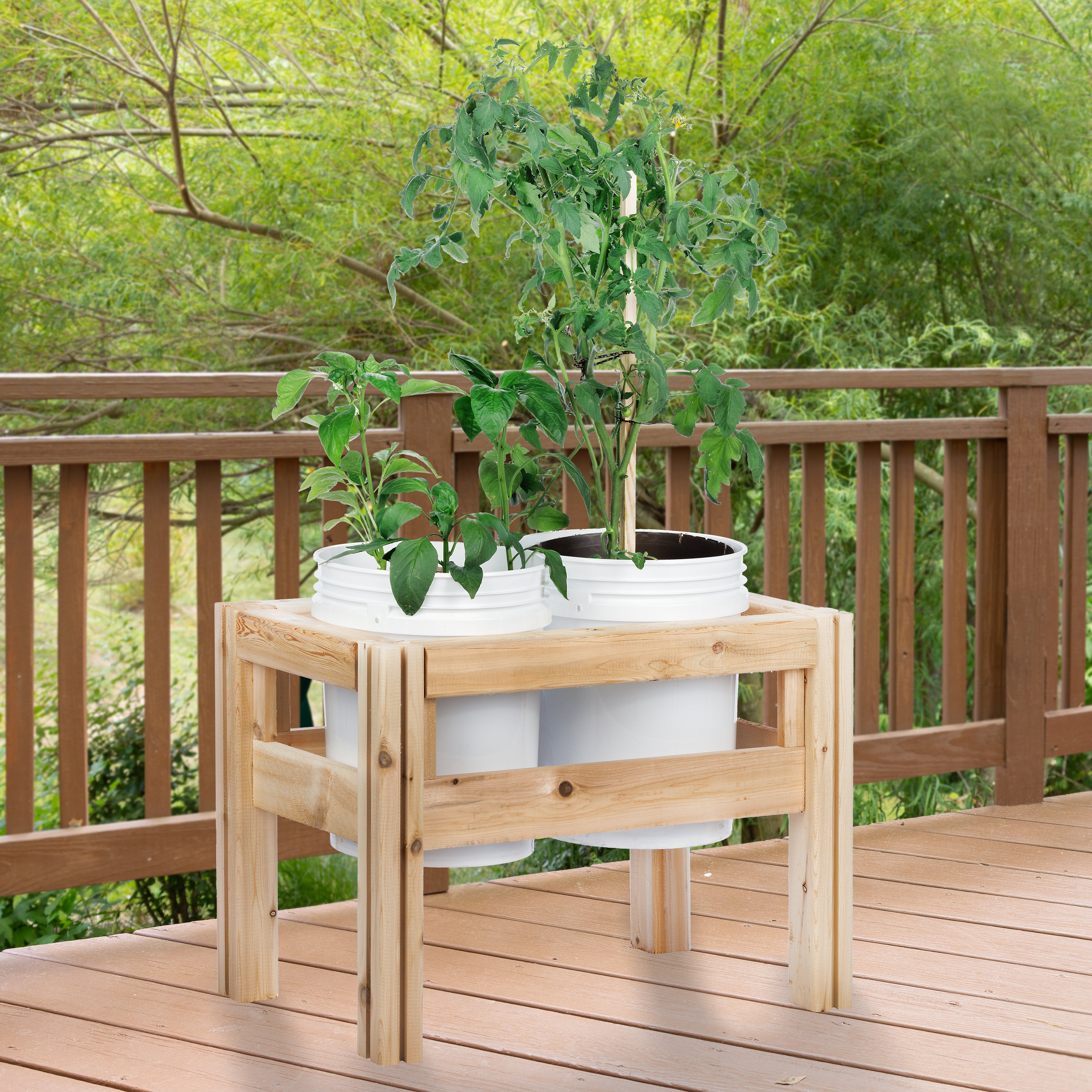 greenes-fence-two-bucket-elevated-cedar-wood-garden-frame-28-in-x-16-in-x-20-rcb image 2