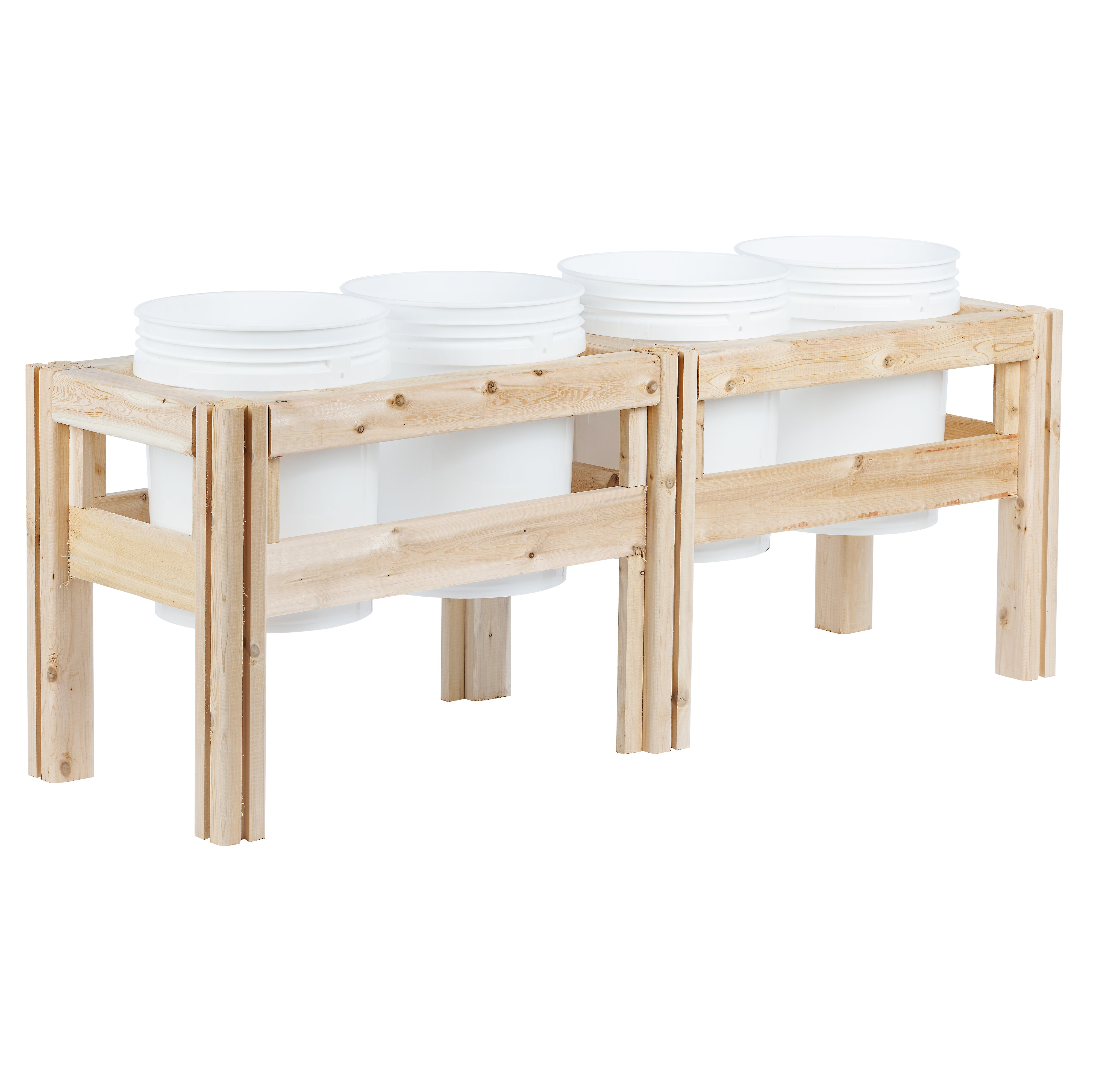 greenes-fence-four-bucket-elevated-cedar-wood-garden-frame-54-x-16-x-20-or-30-rc image 4