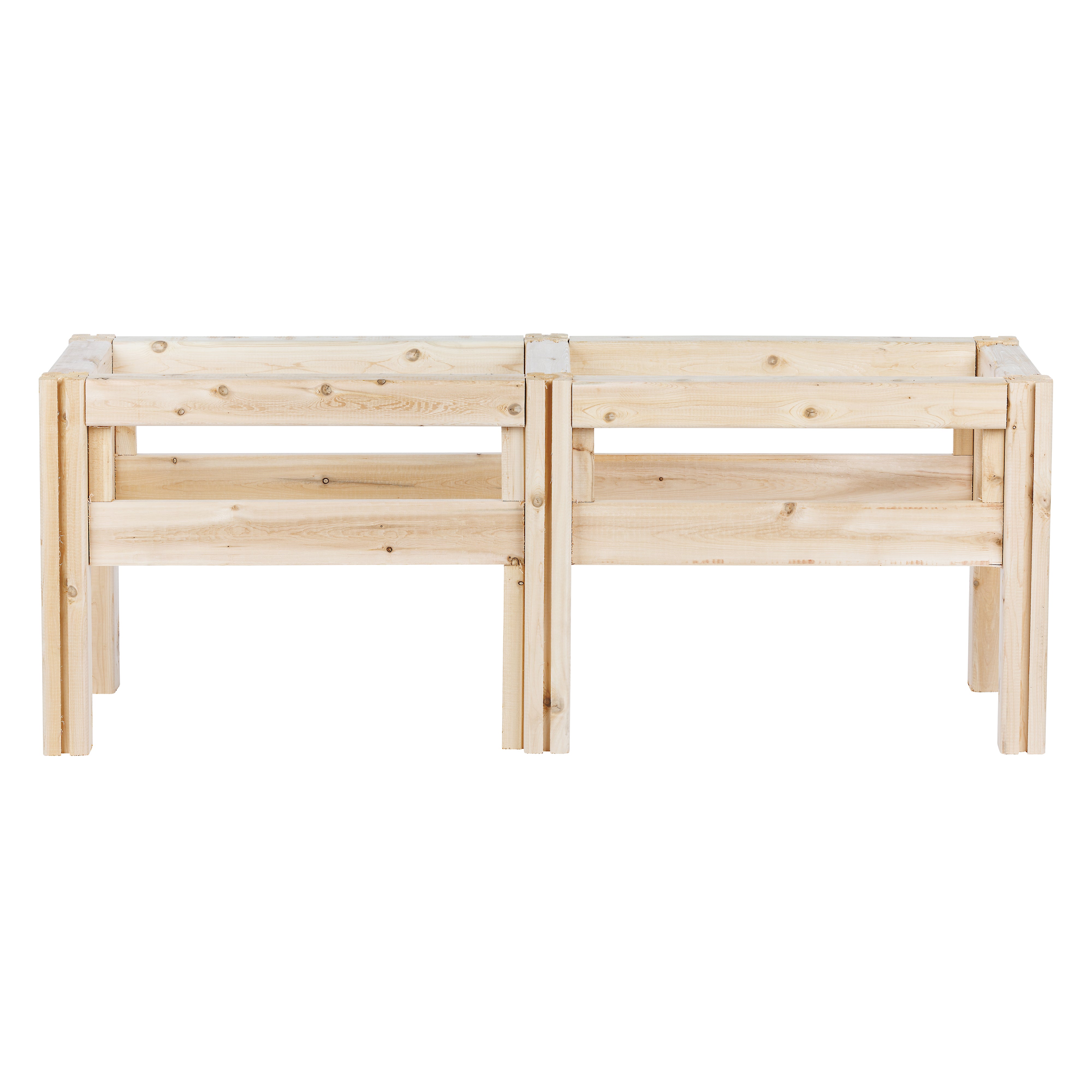 greenes-fence-four-bucket-elevated-cedar-wood-garden-frame-54-x-16-x-20-or-30-rc image 6
