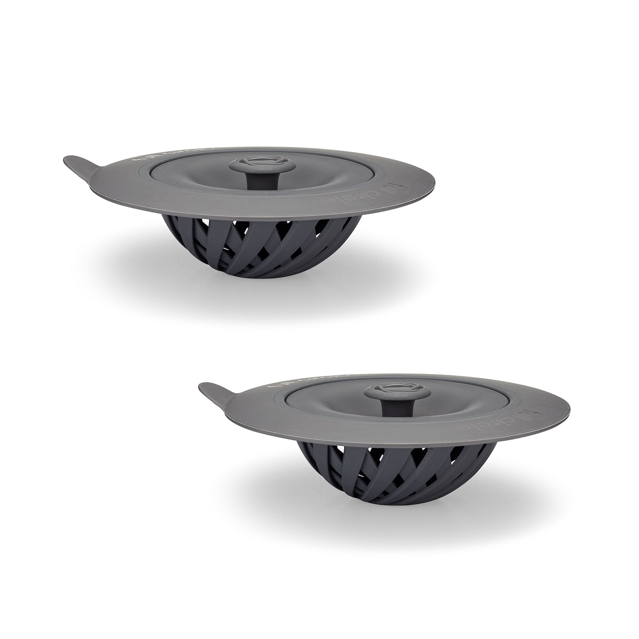 full-circle-catch-close-sink-strainer-gray-recycled-plastic-stopper-strainer-com image 2