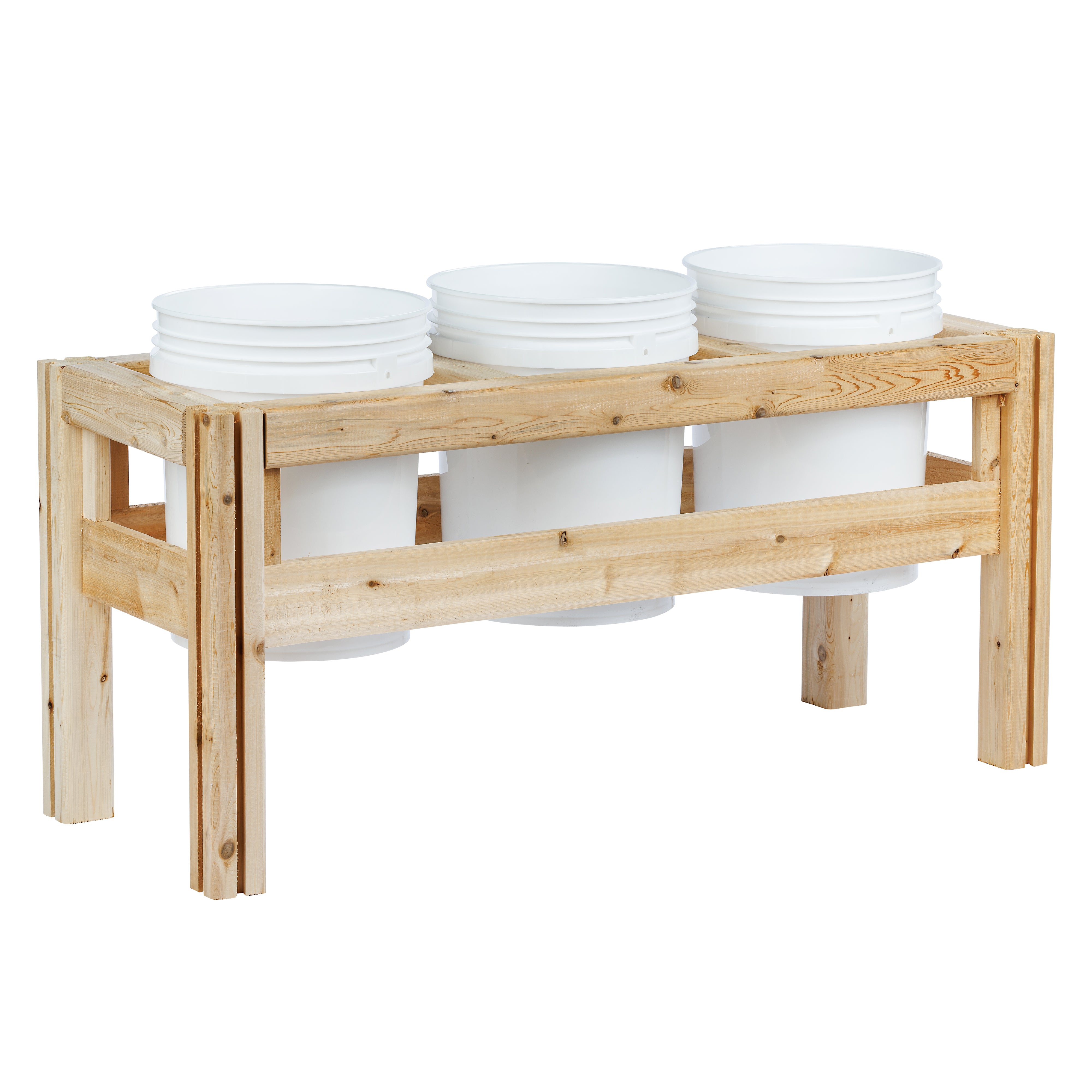 greenes-fence-three-bucket-elevated-cedar-wood-garden-frame-rcbg3s-16-rcbg3t-12 image 3