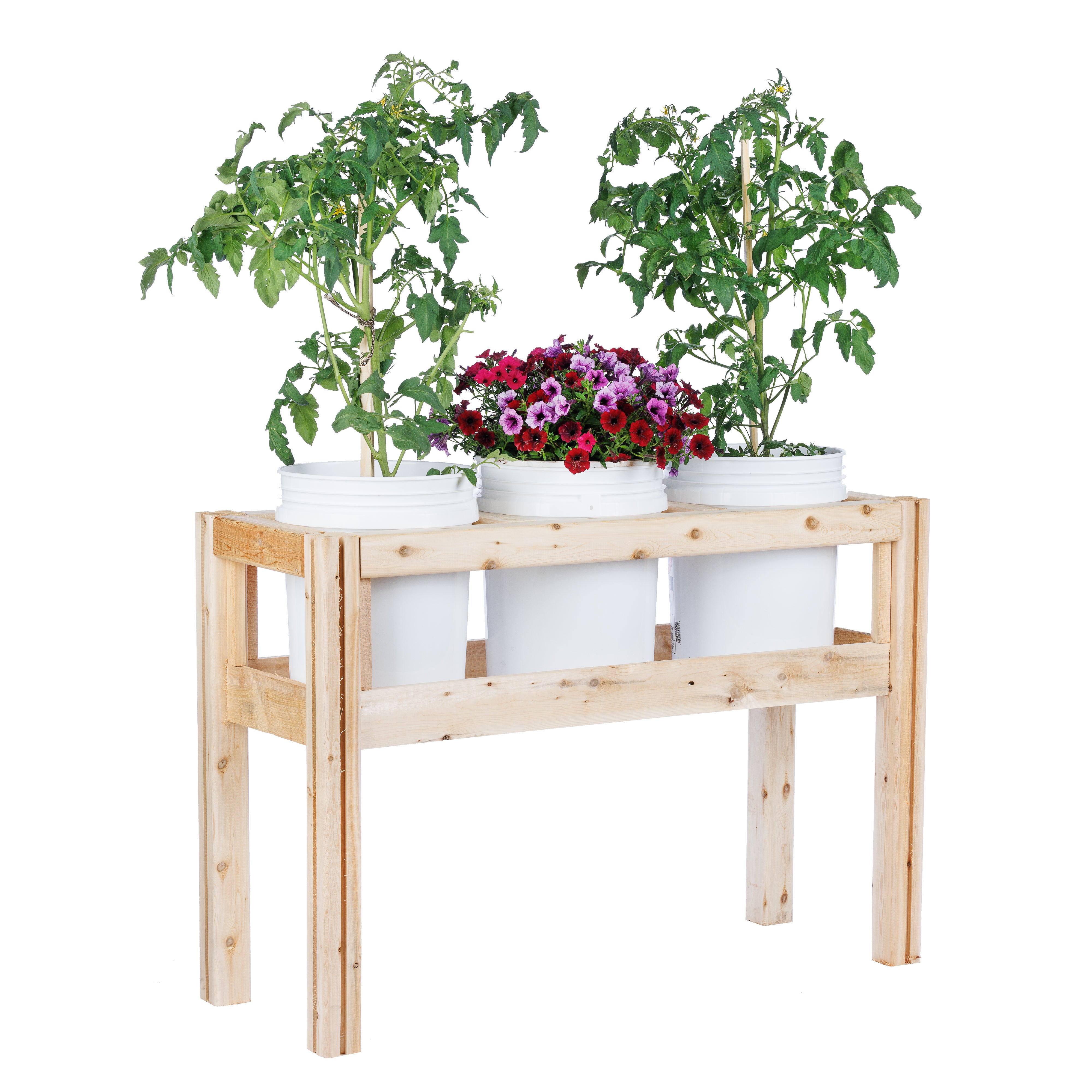 greenes-fence-three-bucket-elevated-cedar-wood-garden-frame-rcbg3s-16-rcbg3t-12 image 7