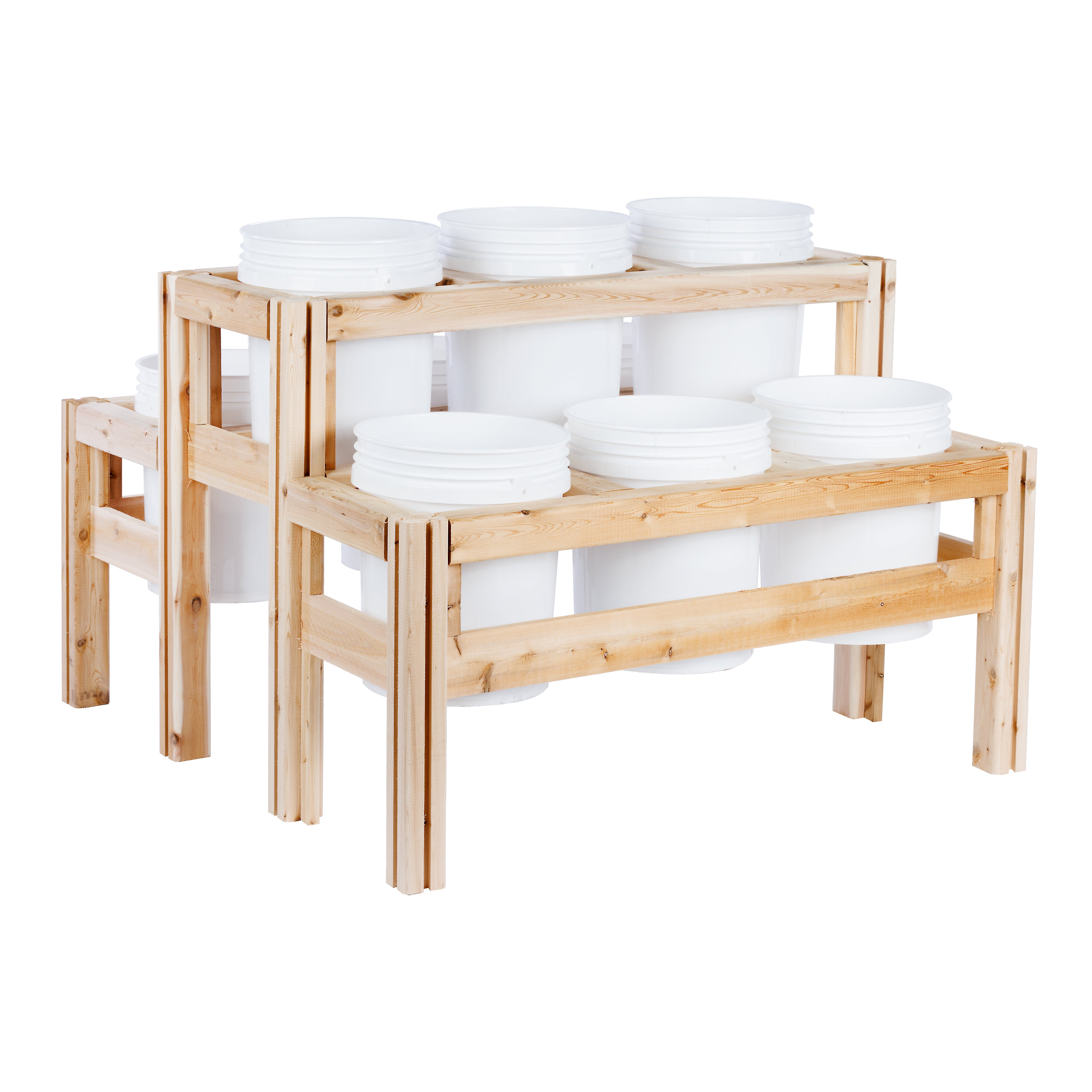 greenes-fence-two-tier-nine-bucket-elevated-cedar-wood-garden-frame-43x43x30-in- image 3