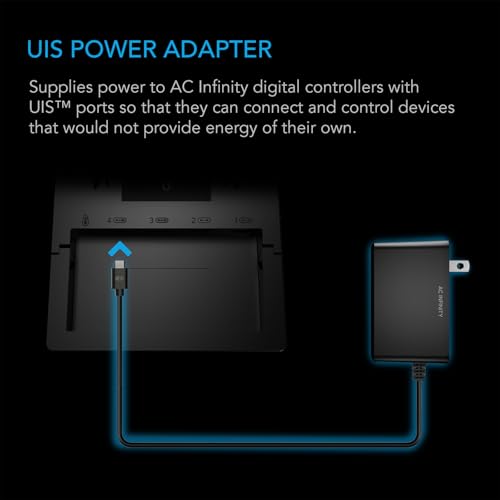 ac-infinity-uis-power-adapter-outlet-plug-with-charger-cable-cord-for-uis-digita image 7