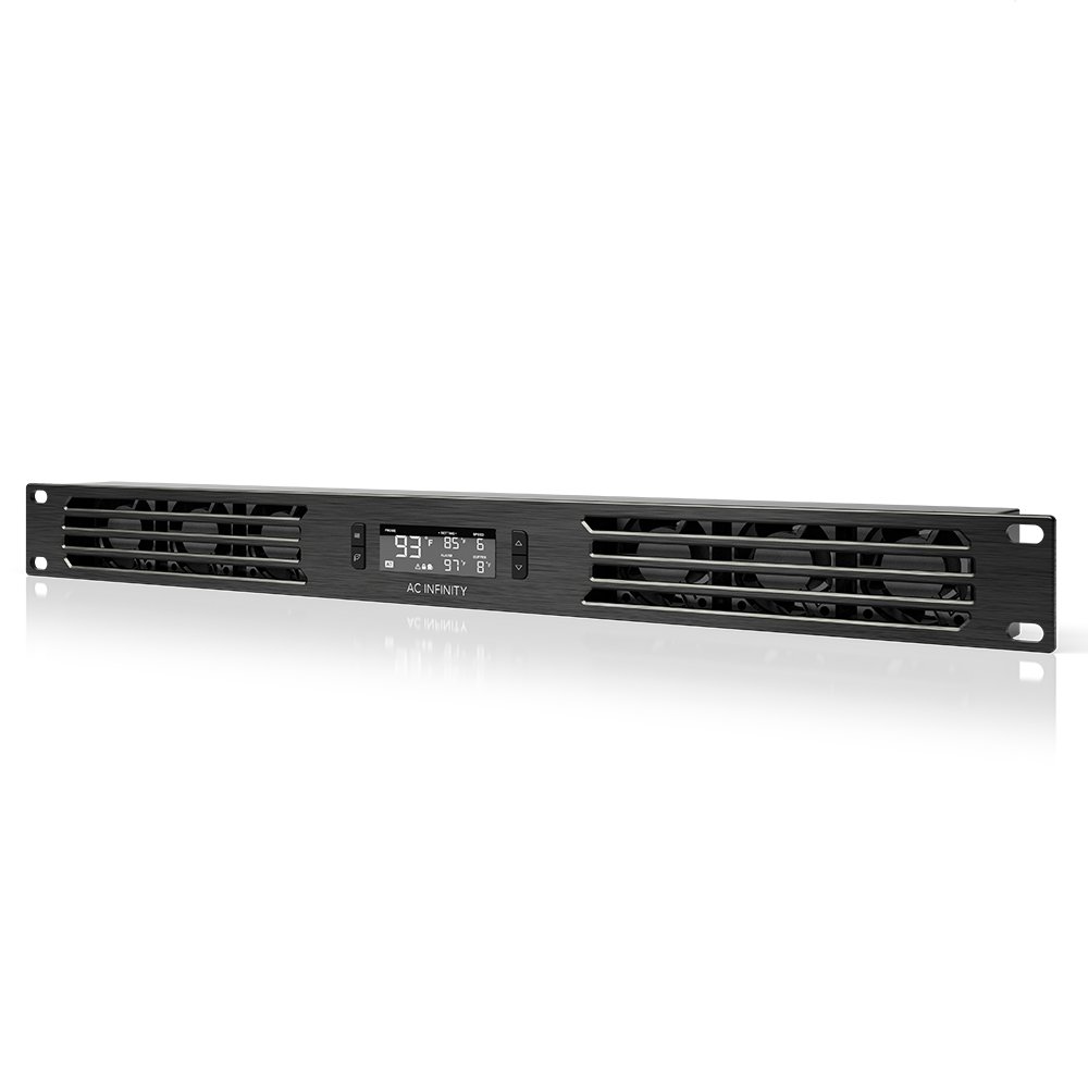 ac-infinity-cloudplate-t1-1u-rack-mount-fan-panel-with-exhaust-airflow image 1