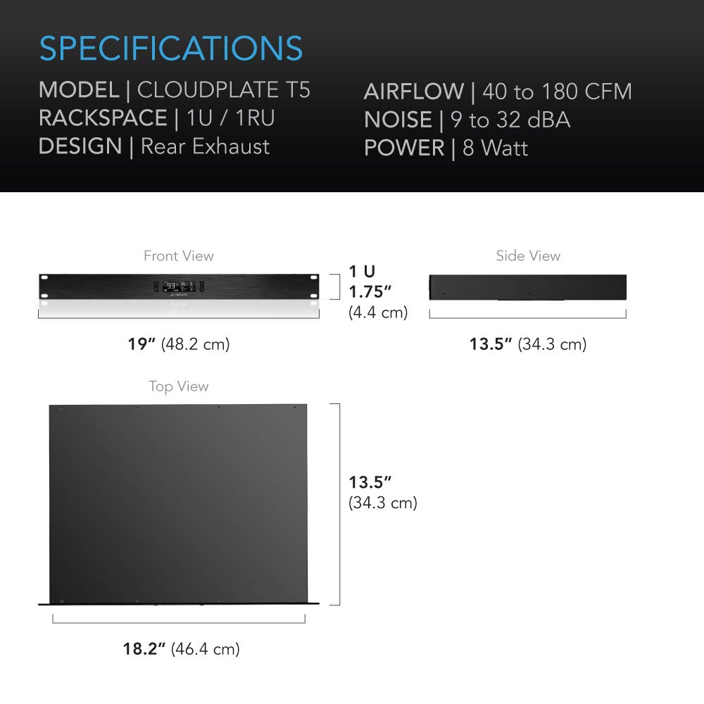 ac-infinity-cloudplate-t5-rack-mount-fan-1u-rear-exhaust-airflow-for-cooling-av- image 6