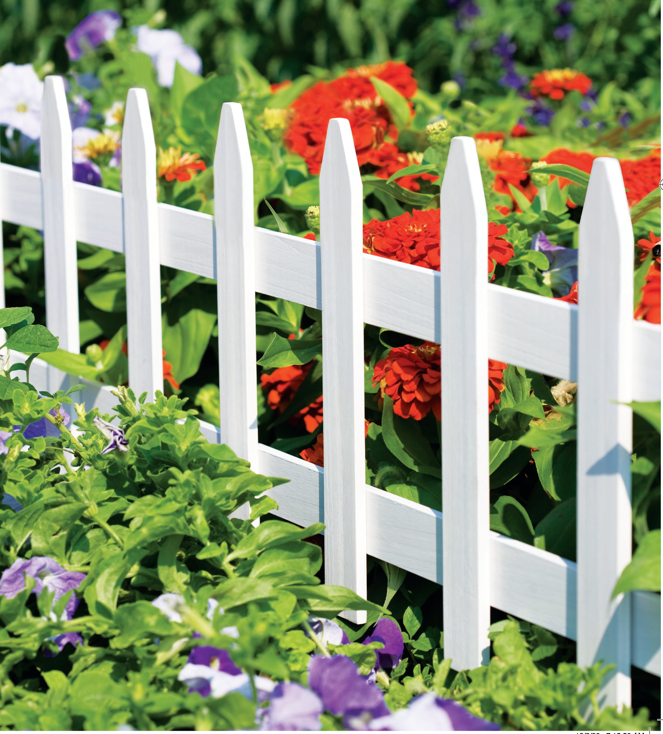 greenes-fence-white-wooden-garden-picket-fence-panel-36-in-x-18-in image 2