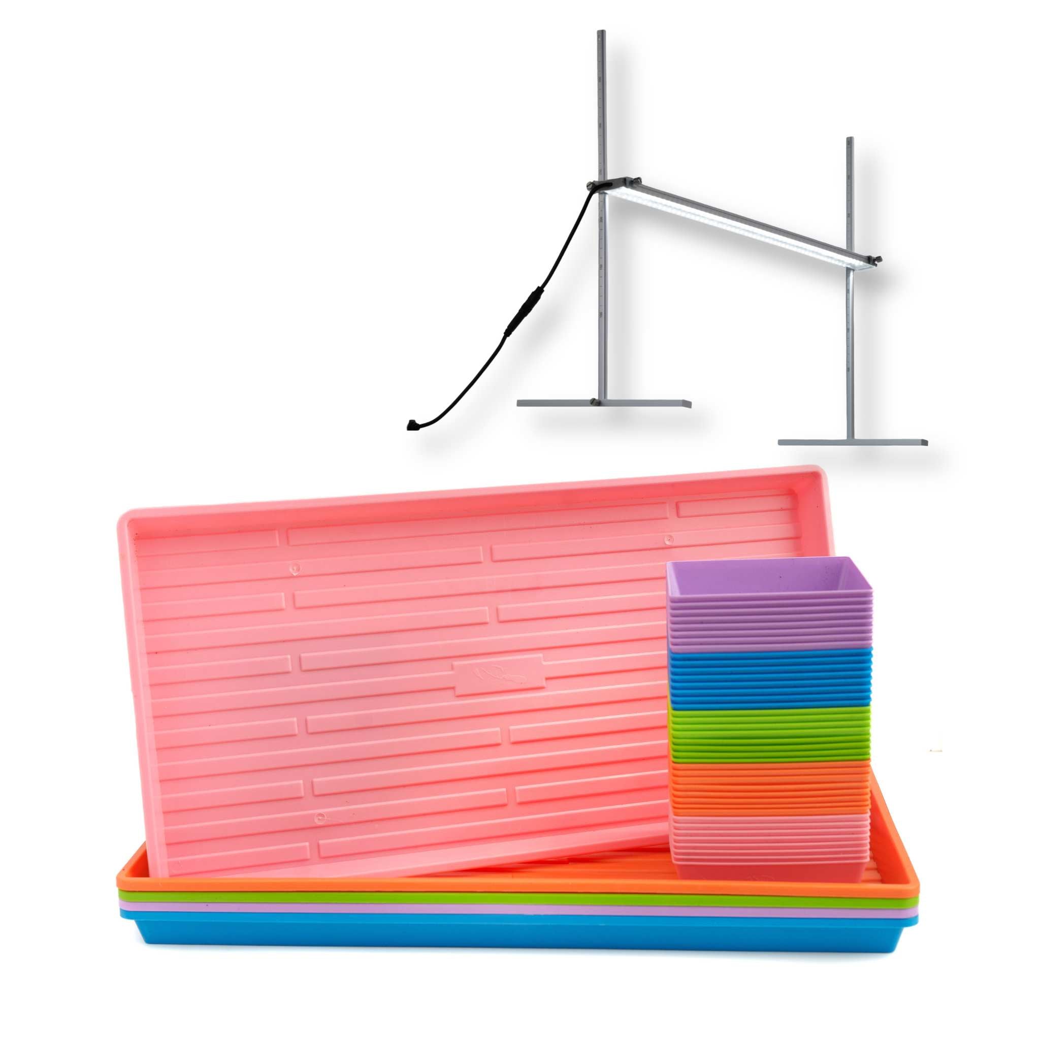 bootstrap-farmer-5x5-microgreens-kit-multicolor-trays-optional-led-grow-light image 3