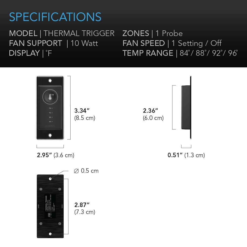 ac-infinity-controller-1-thermal-trigger-for-airplate-multifan-usb-fans-and-devi image 5