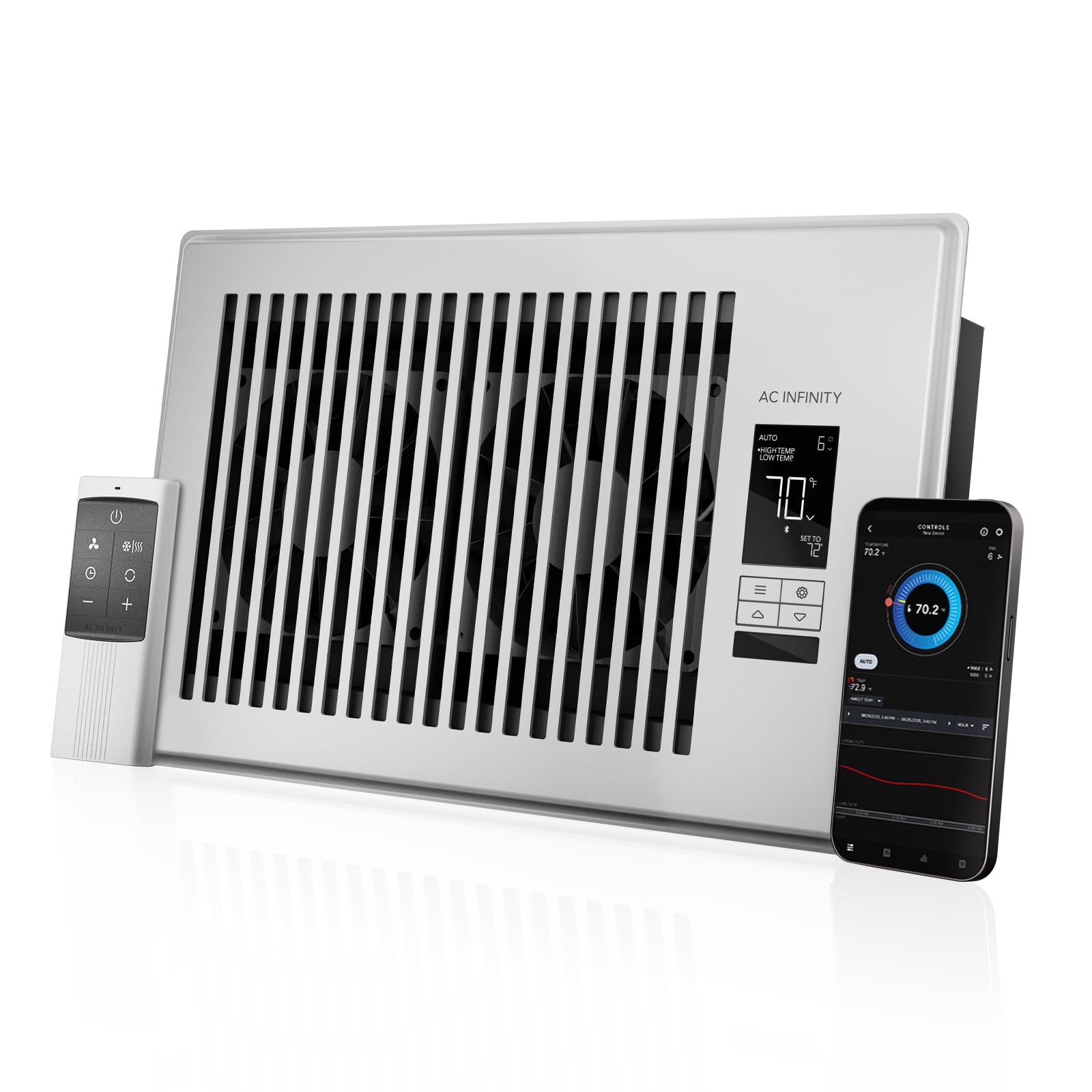 ac-infinity-airtap-t6-white-register-booster-fan-for-6-x-10-vents image 1