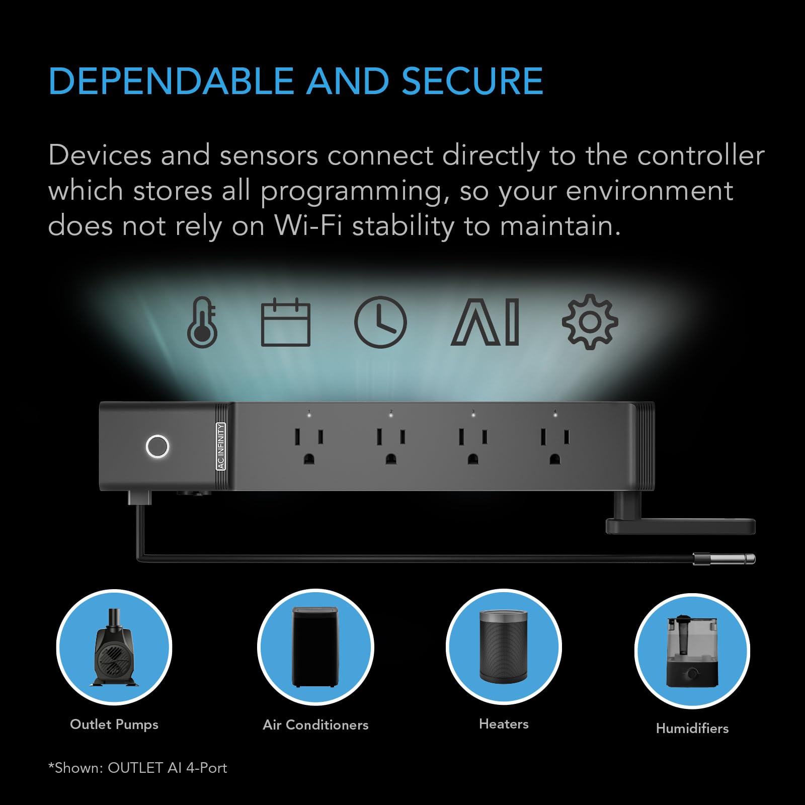 ac-infinity-outlet-ai-smart-wifi-power-strip-with-dual-zone-temperature-humidity image 6