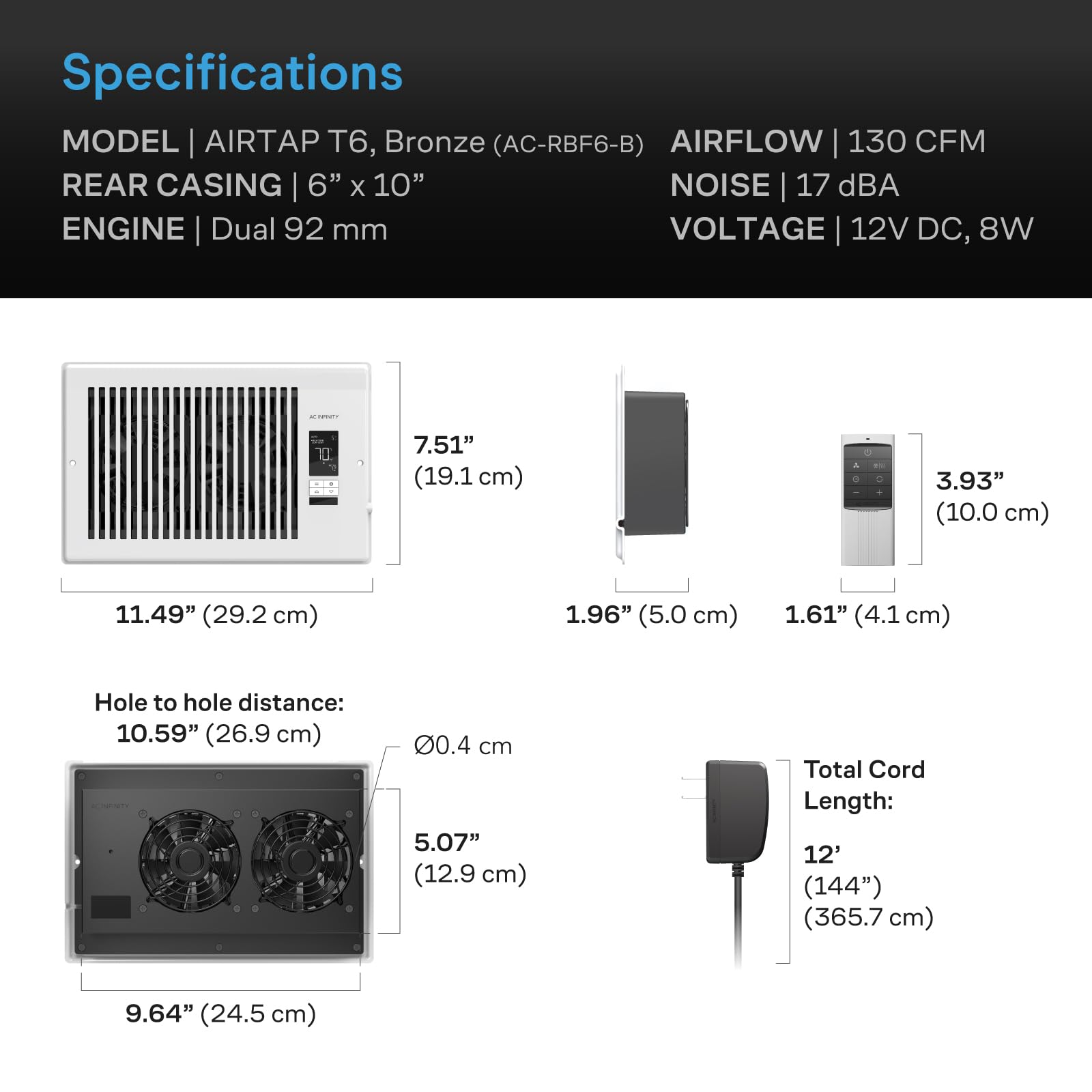 ac-infinity-airtap-t6-white-register-booster-fan-for-6-x-10-vents image 6