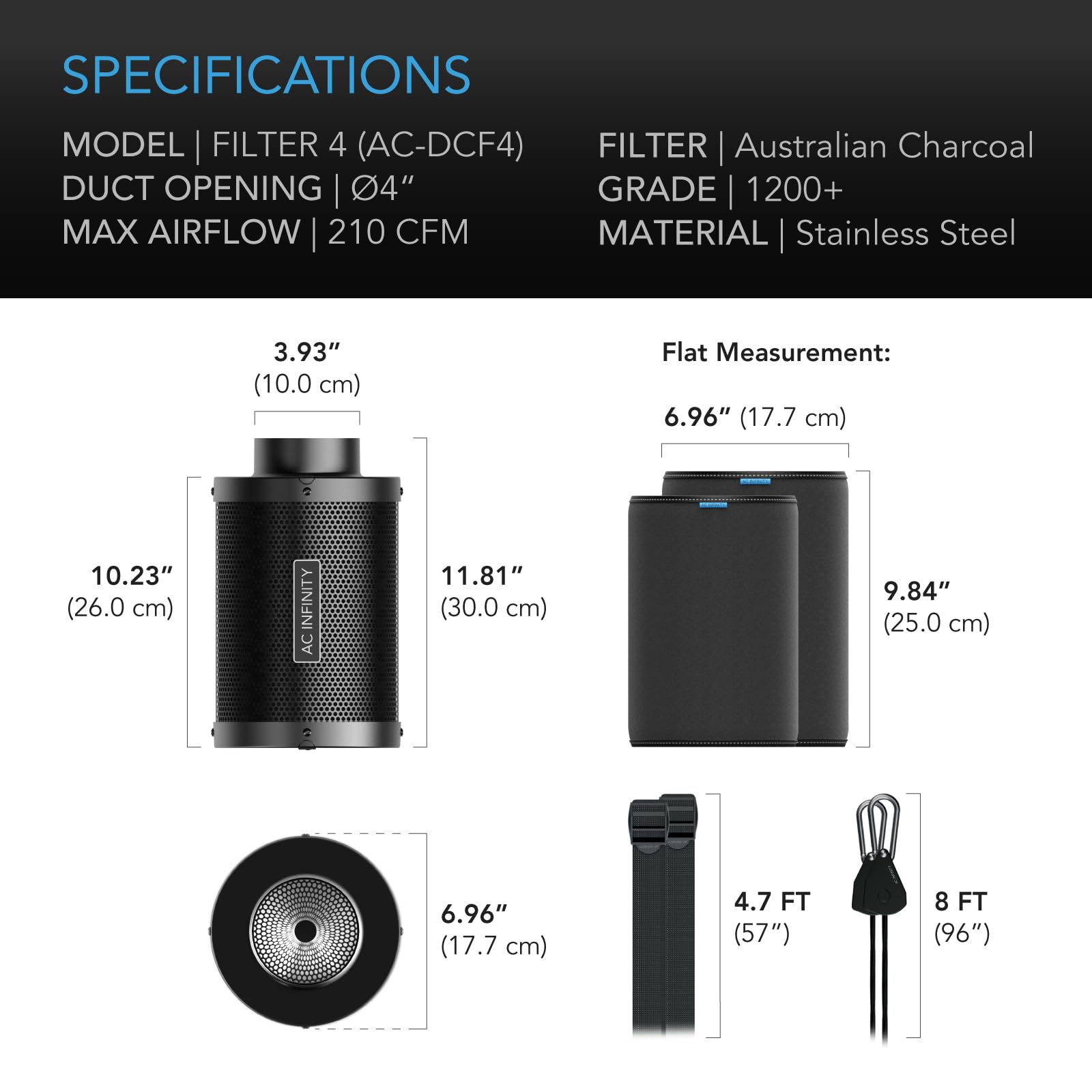 ac-infinity-air-carbon-filter-4-with-premium-australian-virgin-charcoal image 7