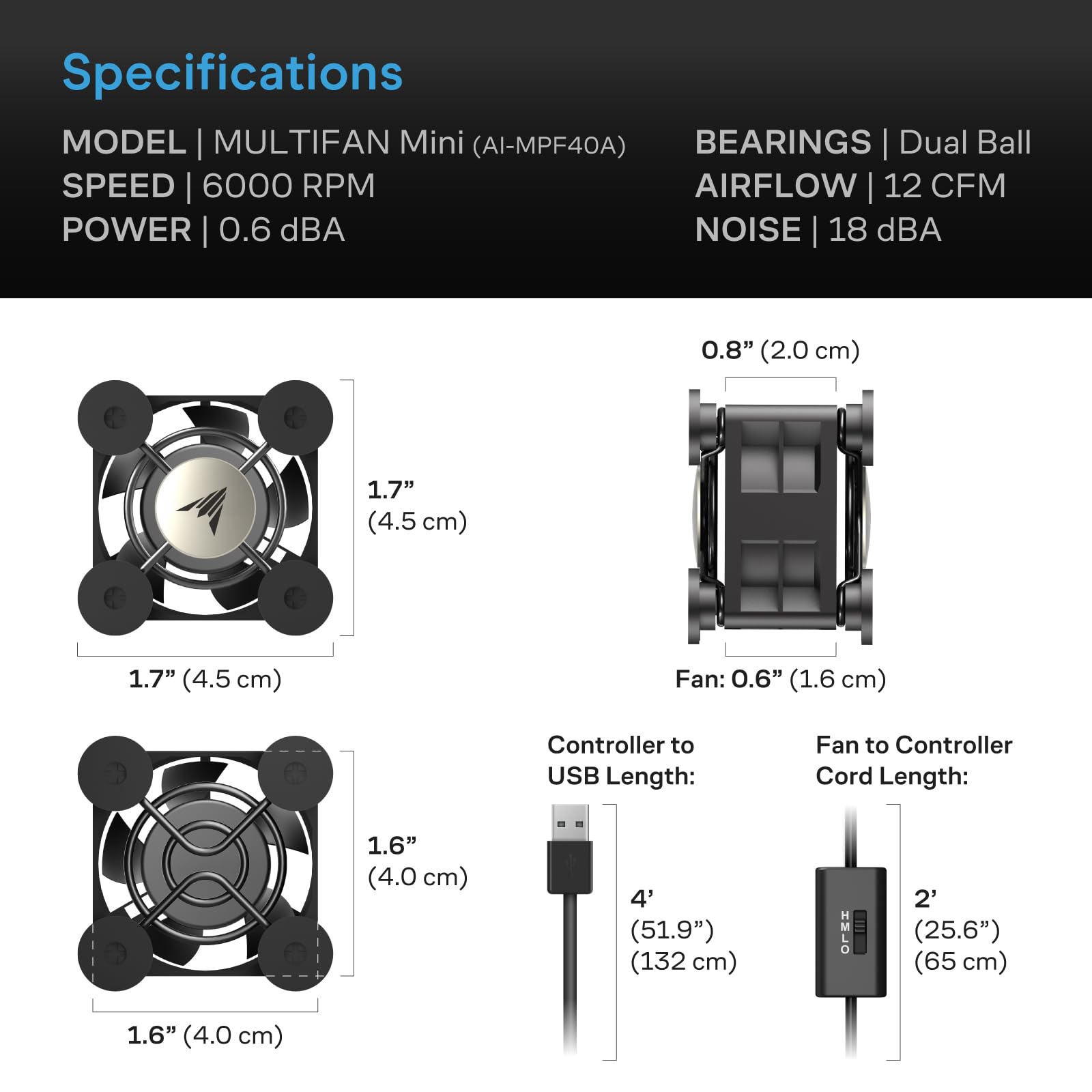 ac-infinity-multifan-mini-40mm-x-20mm-usb-fan-with-multi-speed-control image 6