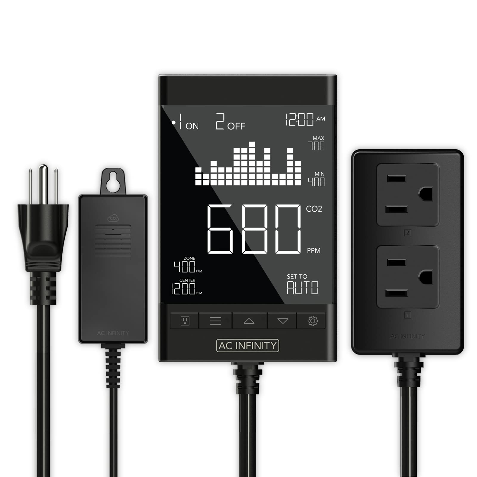 ac-infinity-co2-controller-smart-outlet-carbon-dioxide-monitor-two-plug-system-f image 1