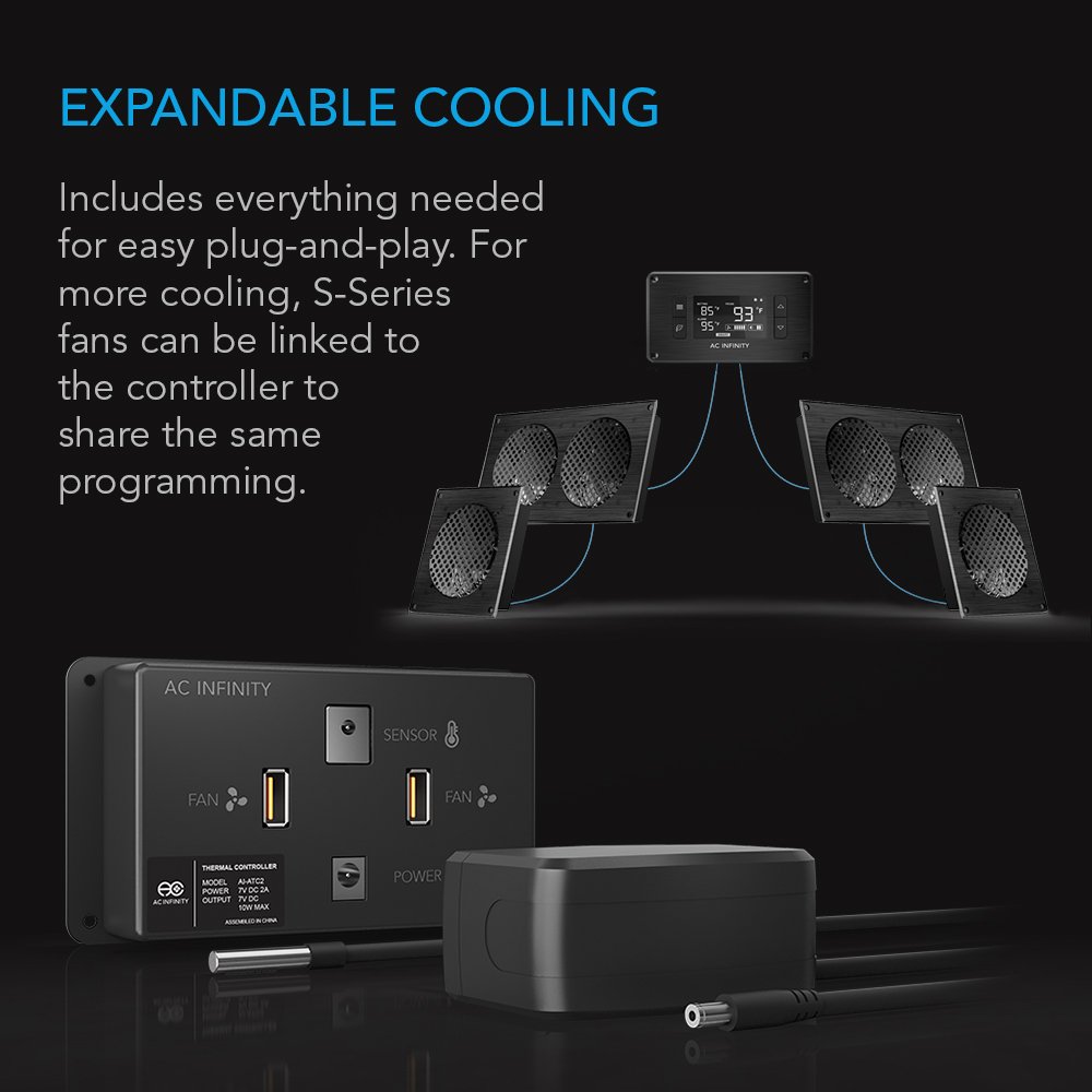 ac-infinity-airplate-t3-quiet-cooling-fan-system-6-with-thermostat-control-for-h image 5