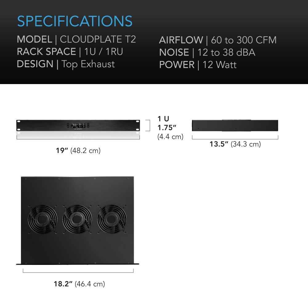 ac-infinity-cloudplate-t2-1u-rack-mount-fan-with-top-exhaust-airflow image 6