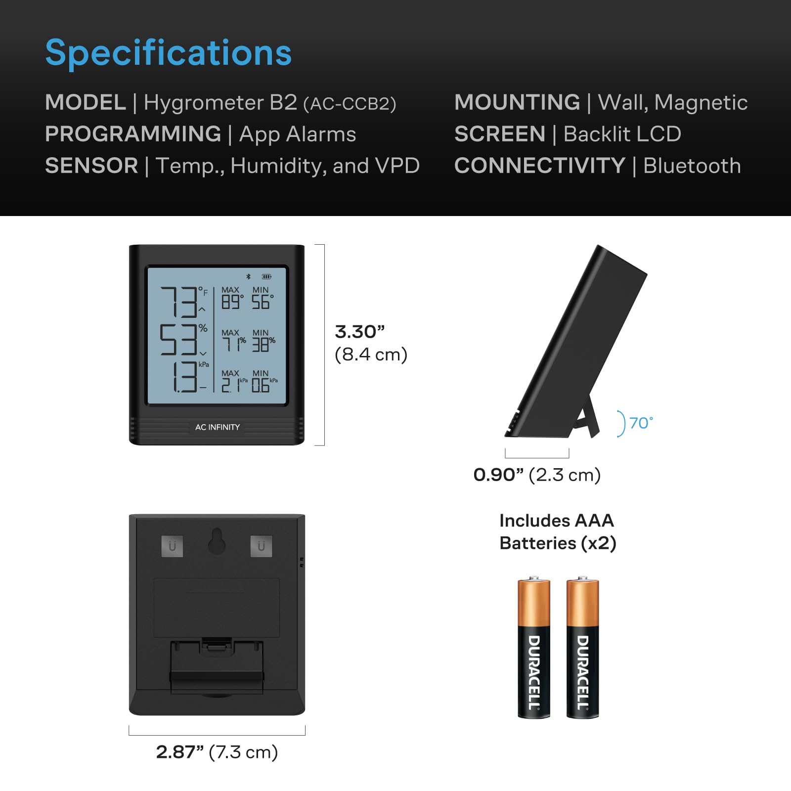 ac-infinity-b2-smart-hygrometer-with-lcd-display-and-bluetooth-app-monitor-for-t image 6